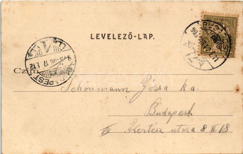 1903 Budapest XXII. Budafok, Törley pezsgőgyár és kastély (fl) - Image 2