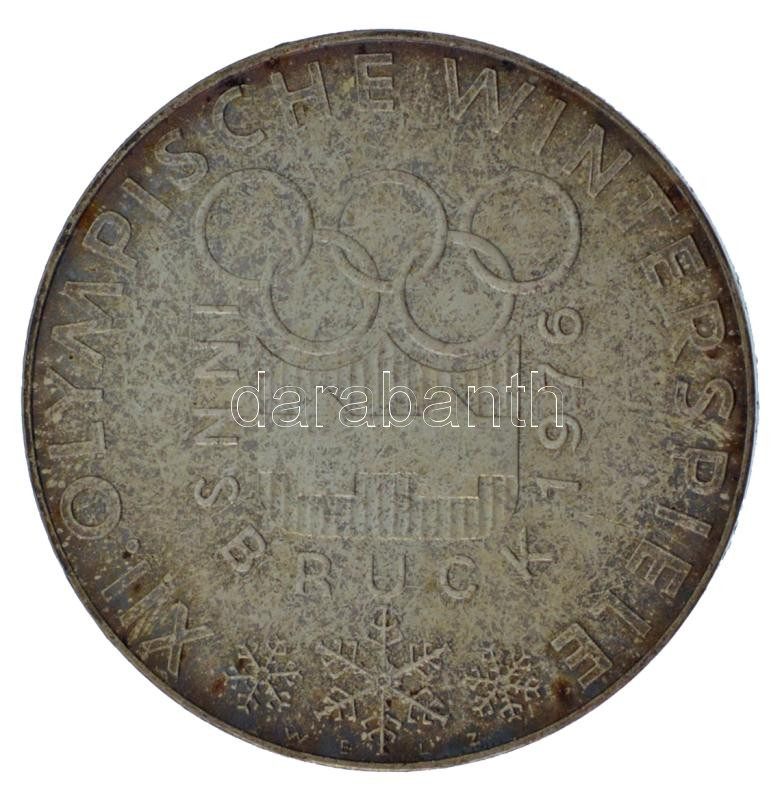 Ausztria 1974. 100Sch Ag 'XII. téli olimpia - Innsbruck 1976.' tokban T:AU Austria 1974. 100 Schilling Ag 'Winter Olympics Innsbruck 1976.' in case C:AU Krause KM#2926