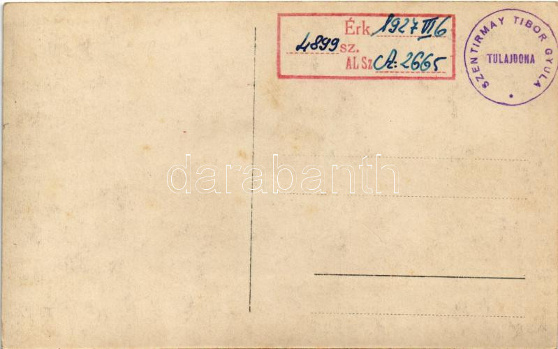 1927 Budapest XXII. Budafok, Pincemesteri tanfolyam pincéje, lovas szekér. photo (fl) - Image 2