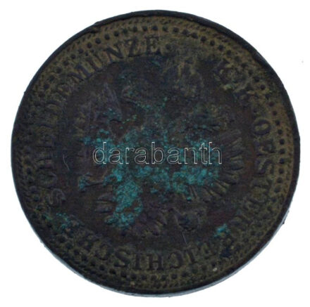 1851B 2kr Cu Körmöcbánya T:VF patina