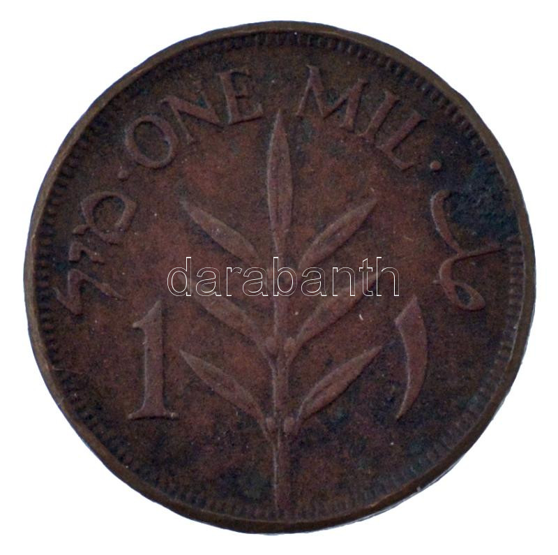 Palesztina 1927. 1m bronz T:VF Palestine 1927. 1 Mil bronze C:VF - Image 2