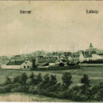 1921 Sárvár, látkép. Milfai Ferenc kiadása (EK)
