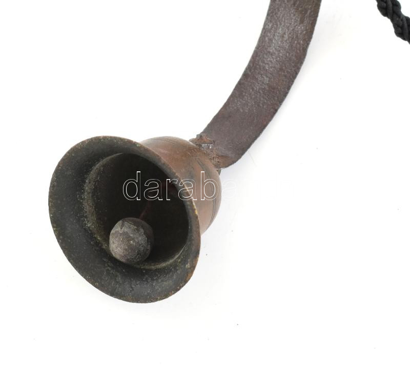 Vas kapucsengő cca 1850 22 cm - Image 2