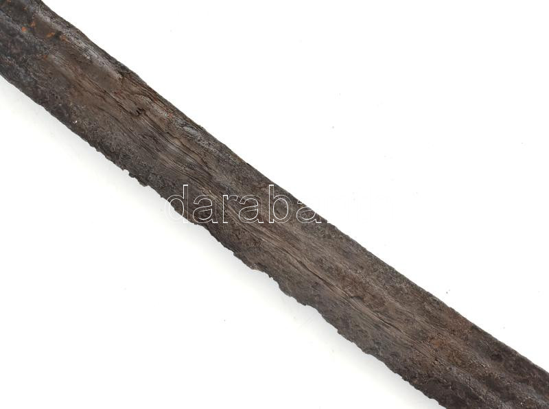 Végvári szablya függőleges hárítóvassal, eredeti markolattal cca 1600 85 cm - Image 3