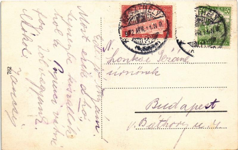 1922 Keszthely, Sziget fürdő, csónakok (EK) - Image 2