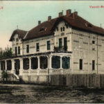 1910 Keszthely, Vasúti Restaurátió, vendéglő, étterem. Mérei Ignác N. 801-1910. (felszíni sérülés / surface damage)