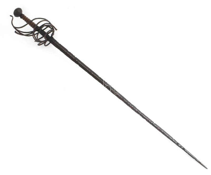 Tőrkard, cca 1600. Markolat pótolt 112 cm