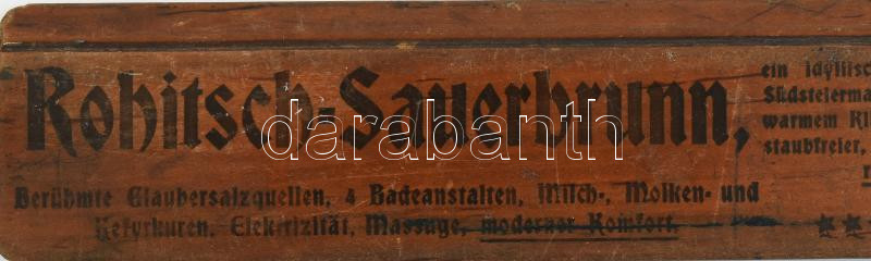 cca 1910 Rohitsch Sauerbrunn vonalzó - Image 2