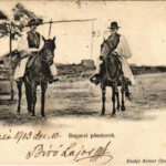 1903 Kecskemét, Bugaci pásztorok, magyar folklór. Komor Gyula kiadása (fl)