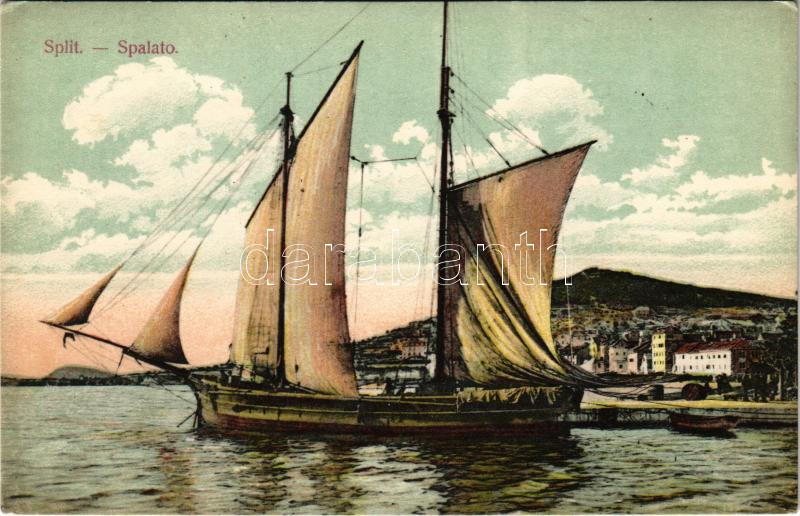 Split, Spalato; D.K. Bp. 1906. 1227. (EK)