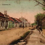 1916 Sárbogárd, Andrássy út. Vasúti Levelezőlapárusítás 6743. (Rb)