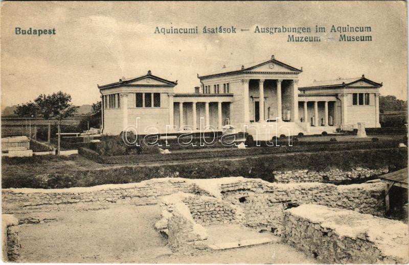 Budapest III. Aquincumi ásatások (ragasztónyom / glue marks)