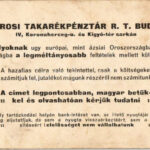 Budapest V. Belvárosi Takarékpénztár r.-t. palotája, üzletek, reklámlap (non PC) (EK) - Image 2