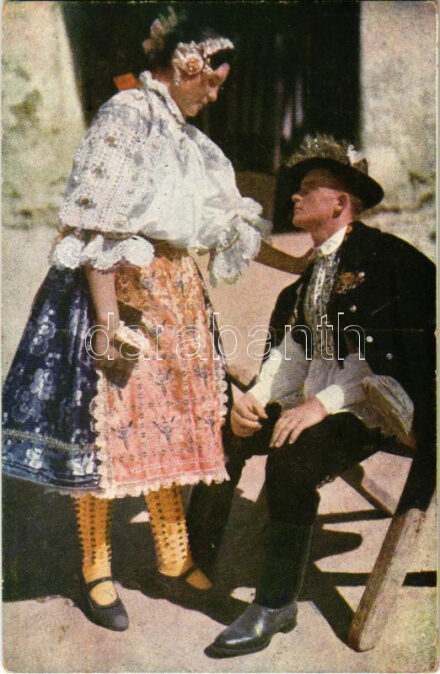 Baranya megye, Sokác jegyespár, magyar folklór / Hungarian folklore from Baranya (EK)