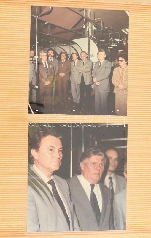 1984 Kubai hét a győri Centrumban, Juhász Zoltán belkereskedelmi miniszter és a kiállításról készített fotók albumban. 24 fotóval Fotók 12x14 cm / Cuban week in the Centrum mall in Győr 24 photos in album - Image 2
