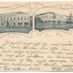 1901 Arad, megyeháza. Kerpel Izsó kiadása / county hall. Art Nouveau, floral (EK)