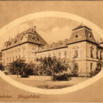 1915 Dicsőszentmárton, Tarnaveni, Diciosanmartin; megyeháza. László Géza kiadása / county hall (Rb)