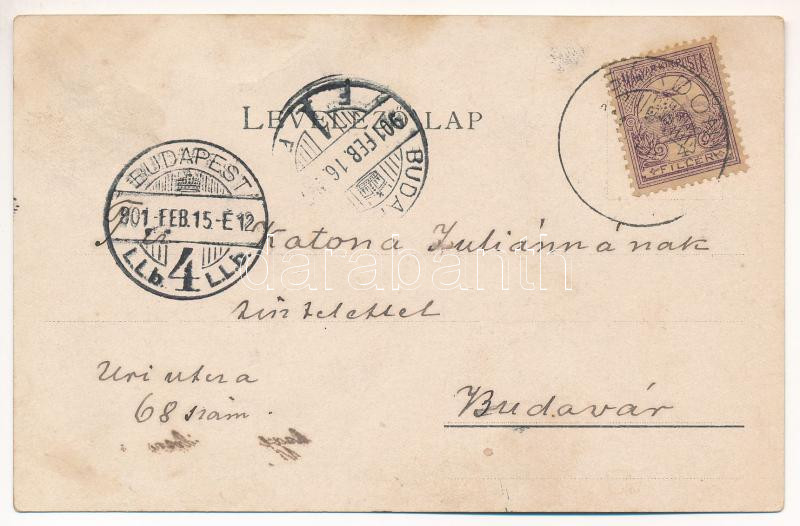 1901 Fejér vármegye térképe. Kiadja Károlyi Gy. / Map of Fejér county (fl) - Image 2