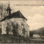 Nagysáros, Velky Saris; II. Rákóczi Ferenc udvari kápolnája. Holénia Béla kiadása, Divald / castle chapel