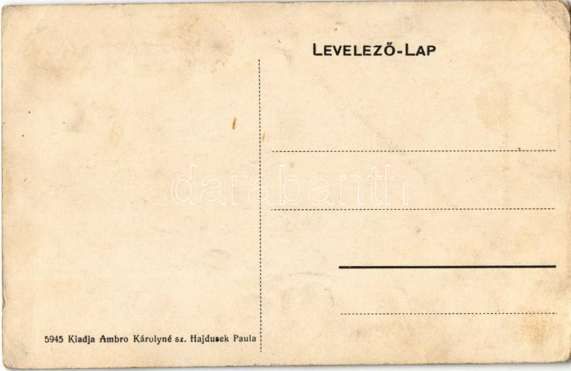 Beckó, Beczkó, Beckov; vár. Ambro Károlyné sz. Hajdusek Paula kiadása / hrad / castle (EK) - Image 2