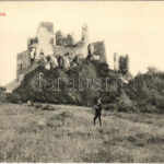 Hrussó, Rusó, Hrusov; vár. Brunczlik Imre kiadása / castle ruins / Hrusovsky hrad