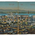 Constantinople, Istanbul; Vue prise de la Tour du Séraskerat / 6-részes kihajtható panorámalap / 6-tiled folding panoramacard (r) - Image 3