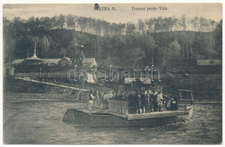 Piatra Neamt, Karácsonkő; Trecere peste Vale / ferry crossing the valley (EK)