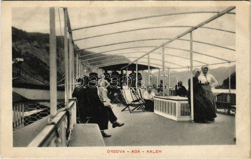 Orsova, gőzhajójárat Orsova és Ada Kaleh között / steamship service between Orsova and Ada Kaleh (non PC)