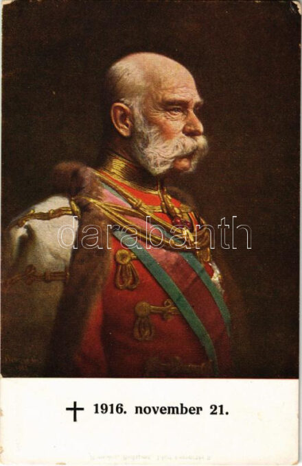 I. Ferenc József. gyászlap / Franz Josef I / Franz Joseph I of Austria. obituary card s: Benczúr (EK)