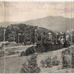 1909 Szováta-fürdő, Baile Sovata; Schuster Emil kiadása 113-1909. - 3-részes kinyitható panorámalap / 3-tiled folding panoramacard (r)