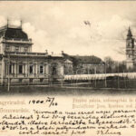 1900 Nagyvárad, Oradea; Püspöki palota, székesegyház, múzeum. Helyfi László kiadása /bishop's palace, museum, cathedral