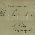 1899 (Vorläufer) Nagymaros, Nagy-Maros látképe. Divald Károly 23. sz. (szakadás / tear) - Image 2