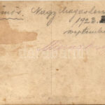 1923 Dömös, vadászok a lelőtt szarvassal. photo (EK) - Image 2
