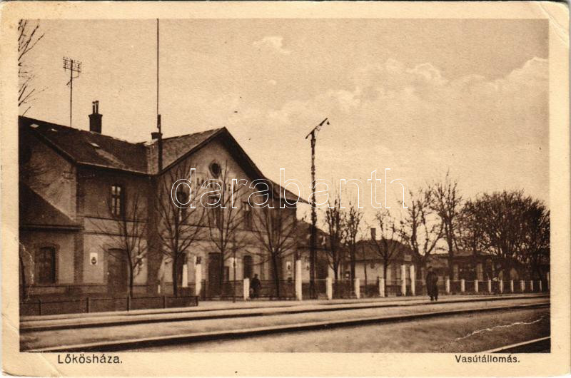 1930 Lőkösháza, Vasútállomás (EB)