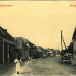 Felsőbánya, Baia Sprie; Nagybányai utca. Bonis Sándor kiadása / street