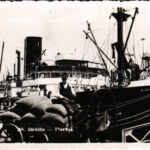 Braila, Portul, SS Quernmore / port, steamship