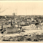 1917 Harsova (Constanta), WWI destruction, ruins. photo