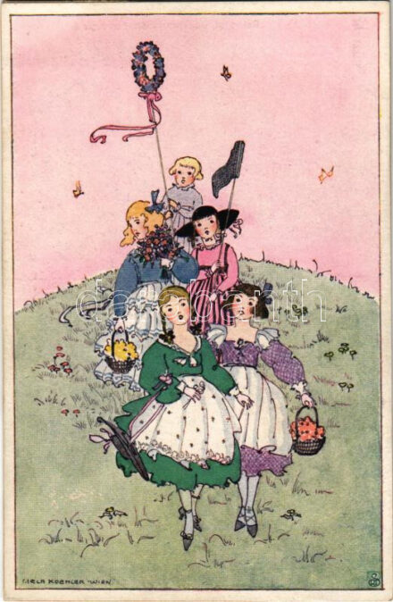 Viennese Art Nouveau. Rotophot Nr. 1727/1. s: Mela Koehler (r)