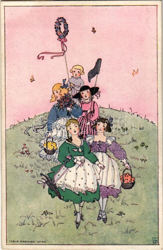 Viennese Art Nouveau. Rotophot Nr. 1727/1. s: Mela Koehler (r)