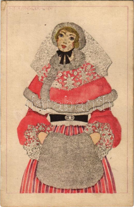 Viennese Art Nouveau. B.K.W.I. 131-2. s: Mela Koehler (r)