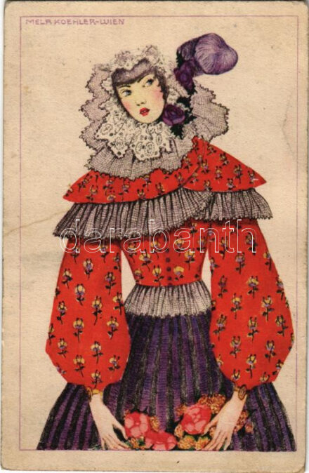 Viennese Art Nouveau / Mode. B.K.W.I. 131-4. s: Mela Koehler (r)