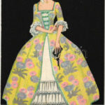 Viennese Art Nouveau / Mode. B.K.W.I. 384-4. s: Mela Koehler (r)