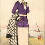 Viennese Art Nouveau / Mode. B.K.W.I. 187-3. s: Mela Koehler (r)