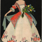 Viennese Art Nouveau / Mode. B.K.W.I. 384-1. s: Mela Koehler (r)