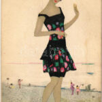 Viennese Art Nouveau / Mode. B.K.W.I. 187-1. s: Mela Koehler (r)