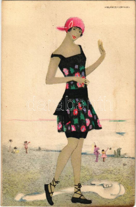 Viennese Art Nouveau / Mode. B.K.W.I. 187-1. s: Mela Koehler (r)