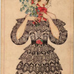 1919 Viennese Art Nouveau / Mode. B.K.W.I. 131-1. s: Mela Koehler (r)