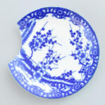 Japán tojáshéj porcelán teáscsésze, 6 db, egyik alj sérült, jelzett. - Image 4