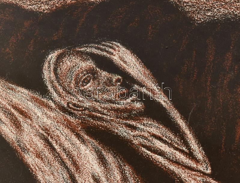 Gaál József (1960-): Emlékezés tévútjai, 1991. Litográfia, papír. Jelzett, számozott: 14/20. Üvegezett fakeretben. 43×54 cm / lithograph on paper, signed, numbered: 14/20, framed - Image 2