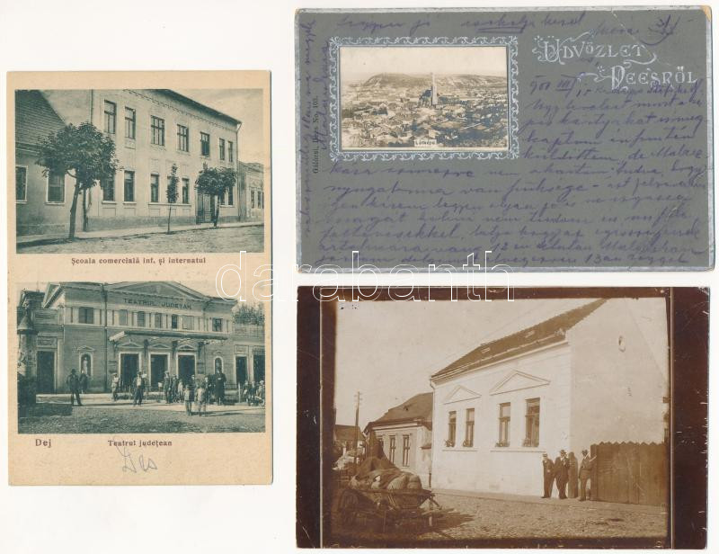 Dés, Dej; 24 db régi képeslap / 24 pre-1945 postcards - Image 2